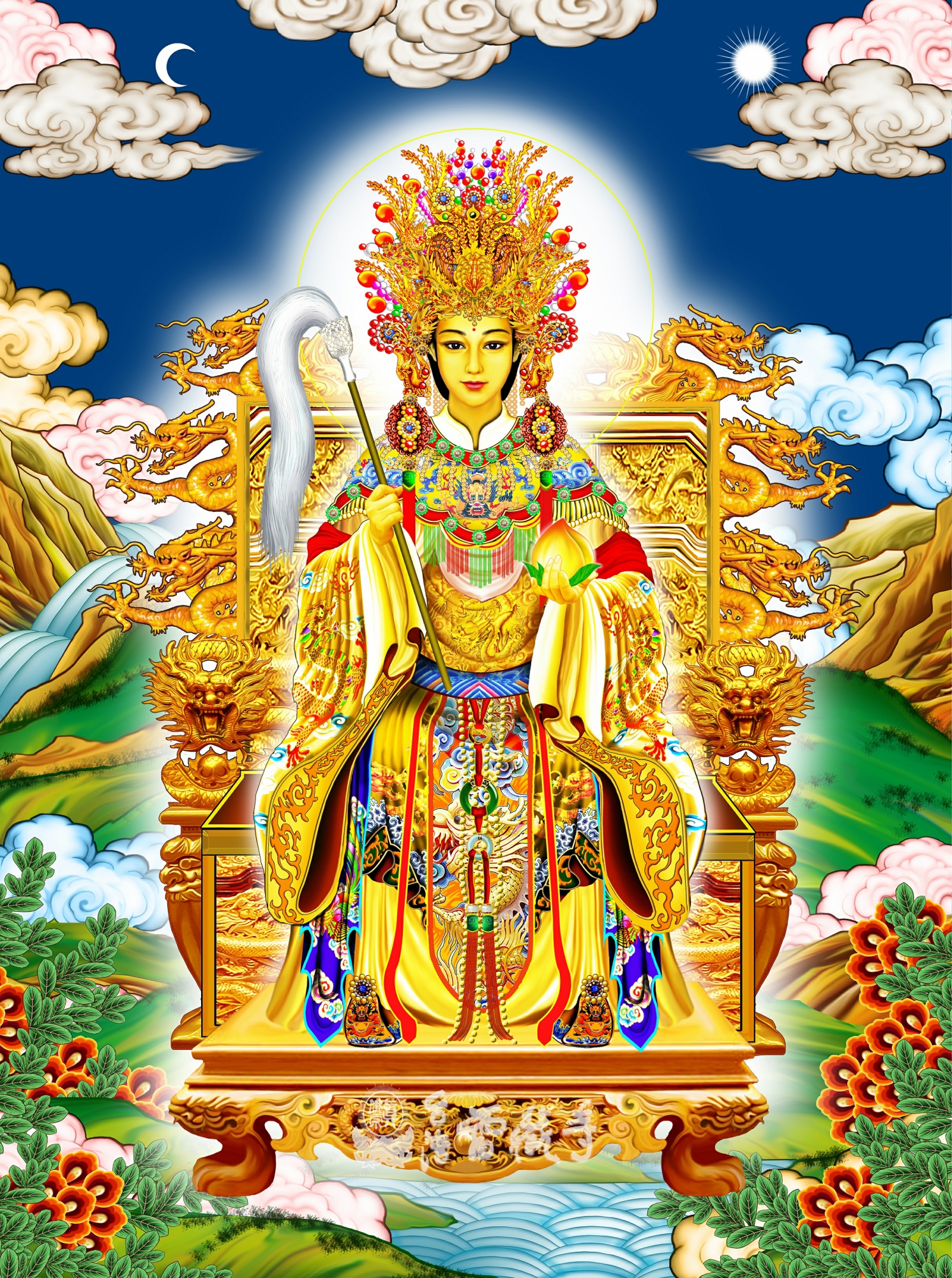 Ảnh minh họa Kim Diện Kim Mẫu niệm tụng pháp